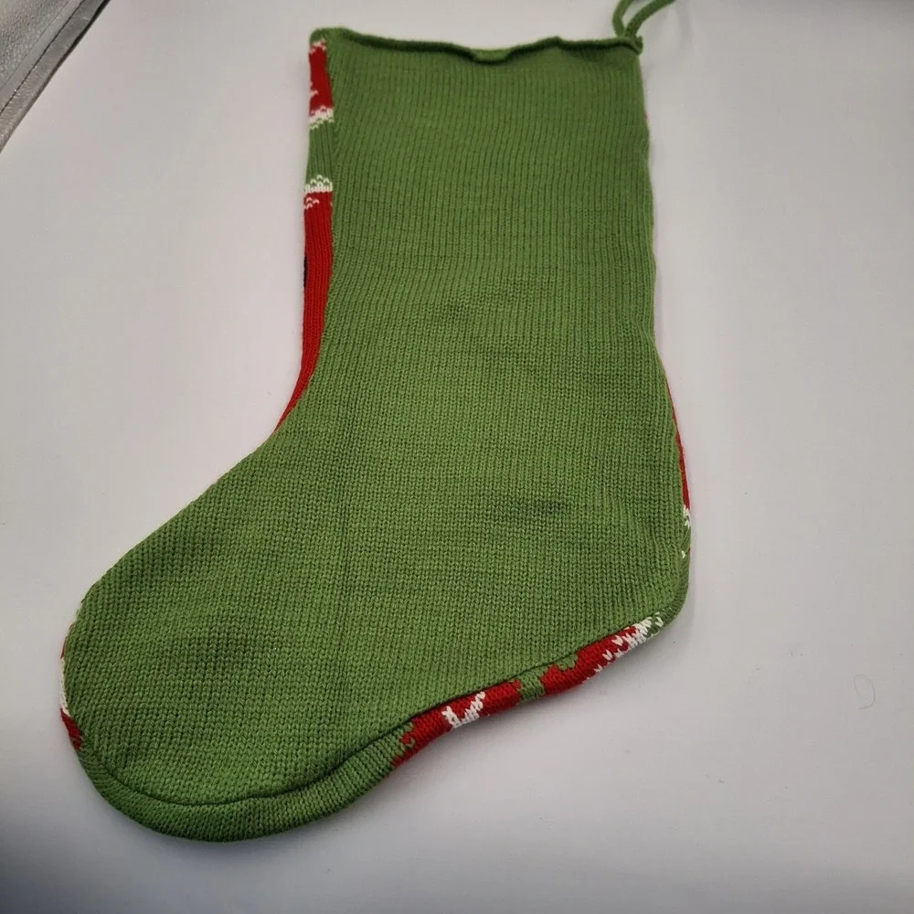 Disney Mickey Mouse & Minnie Mouse‎ Knit Sweater Christmas Stocking 18